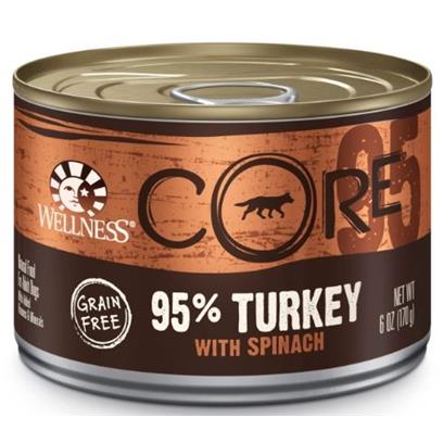 Wellness CORE Grain Free Natural 95% Turkey and Spinach Recipe Wet Canned Dog Food
