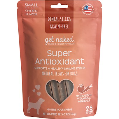 N-Bone Get Naked Grain Free Super Antioxidant Chicken Dental Dog Treats