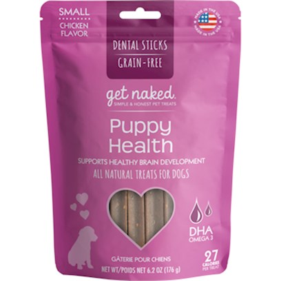 N-Bone Get Naked Grain Free Puppy Health Dental Chew Dog Treats