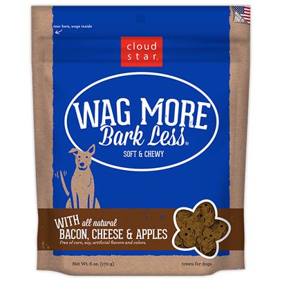 Cloud Star Wag More Bark Less Soft and Chewy Bacon Cheese and Apples Dog Treats