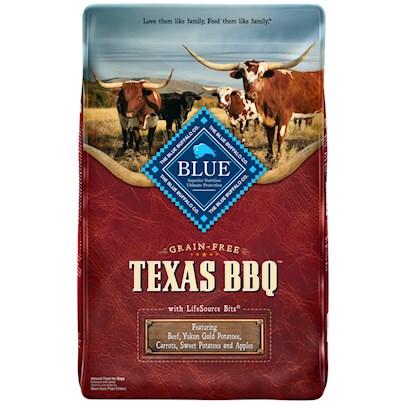 Blue Buffalo Regionals Grain Free Texas BBQ with Beef, Yukon Gold Potatoes, Carrots, Sweet Potato, and Apple Dry Dog Food