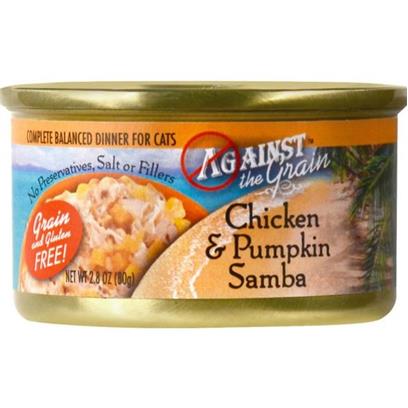 Against the Grain Chicken and Pumpkin Samba Canned Cat Food