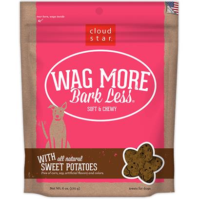 Cloud Star Wag More Bark Less Soft and Chewy Sweet Potatoes Dog Treats
