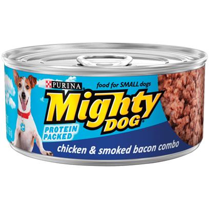 Purina Mighty Dog Chicken and Smoked Bacon Combo Canned Dog Food