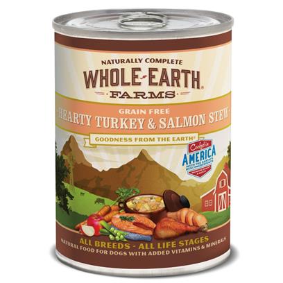 Whole Earth Farms Grain Free Hearty Turkey And Salmon Stew Canned Dog Food