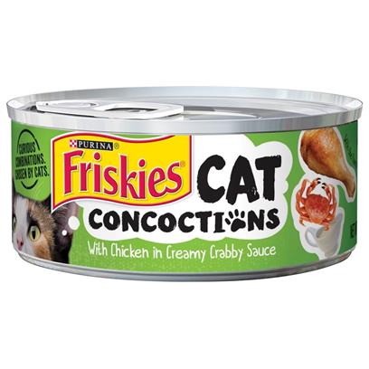 Friskies Cat Concoctions with Chicken in Creamy Crabby Sauce Canned Cat Food