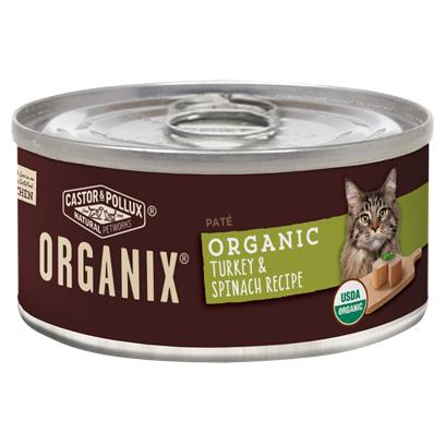 Castor and Pollux Organix Turkey and Spinach Formula Adult Canned Cat Food