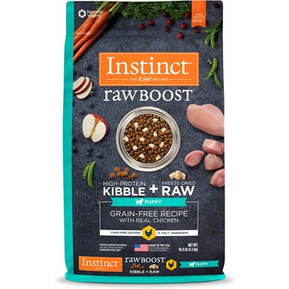 Nature's Variety Instinct Raw Boost Puppy Grain Free Recipe with Real Chicken Natural Dry Dog Food