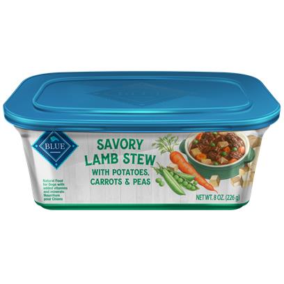 Blue Buffalo Savory Lamb Stew with Potatoes, Carrots, and Peas Dog Food Tray