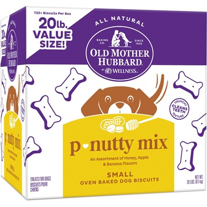 Old Mother Hubbard Crunchy Classic Natural P-Nutty Assorted Flavor Dog Biscuits