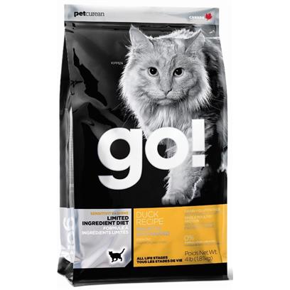 Petcurean Go! Sensitivity and Shine Limited Ingredient Duck Recipe Dry Cat Food