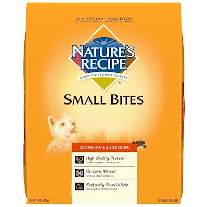 Nature's Recipe Small Bites Chicken Meal and Rice Dry Dog Food