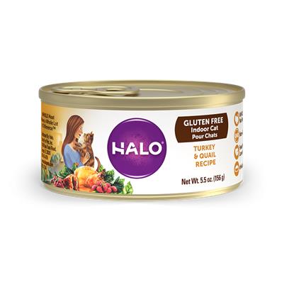 Halo Holistic Gluten Free Turkey & Quail Recipe Canned Cat Food