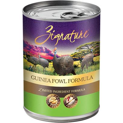 Zignature Limited Ingredient Diet Grain Free Guinea Fowl Recipe Canned Dog Food