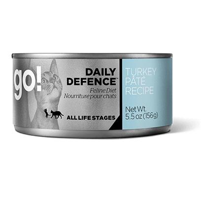 Petcurean Go! Daily Defence Turkey Pate Canned Cat Food