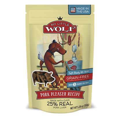My Little Wolf Grain Free Pork Pleaser Recipe Dog Treats