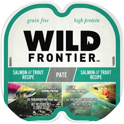 Nutro Wild Frontier Perfect Portions Grain Free Real Salmon & Trout Pate Wet Cat Food Trays