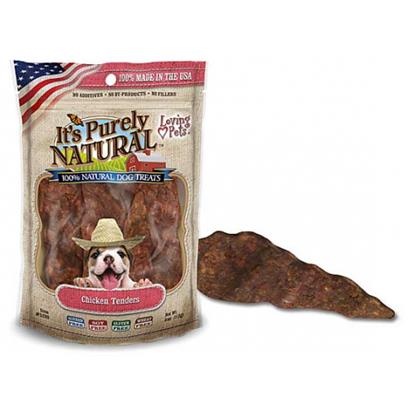 Loving Pets It's Purely Natural Chicken Tenders Dog Treats
