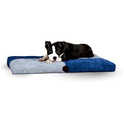 K&H Pet Products Blue Quilted Memory Dream Bed