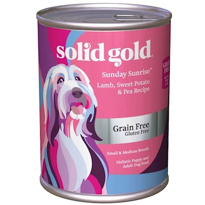 Solid Gold Grain Free Sunday Sunrise Small and Medium Breed with Lamb Canned Dog Food