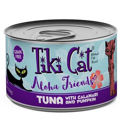 Tiki Cat Aloha Friends Grain Free Tuna with Calamari and Pumpkin Canned Cat Food