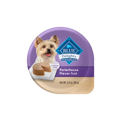 Blue Buffalo Divine Delights Small Breed Porterhouse Pate Dog Food Cup