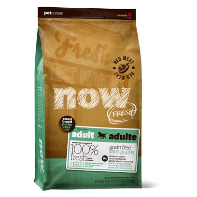 Petcurean Now! Fresh Grain Free Adult Small Breed Red Meat Recipe Dry Dog Food