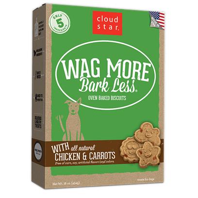 Cloud Star Wag More Bark Less Oven Baked Chicken and Carrots Dog Treats