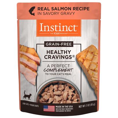 Nature's Variety Instinct Healthy Cravings Grain Free Real Salmon Recipe Natural Wet Cat Food Topper