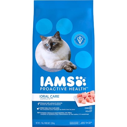 Iams Proactive Health Adult Cat Oral Care Chicken Dry Cat Food