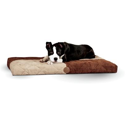 K&H Pet Products Chocolate Quilted Memory Dream Bed