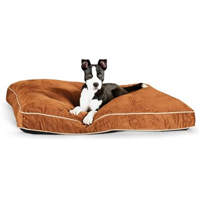 K&H Pet Products Tufted Pillow Top Chocolate Pet Bed