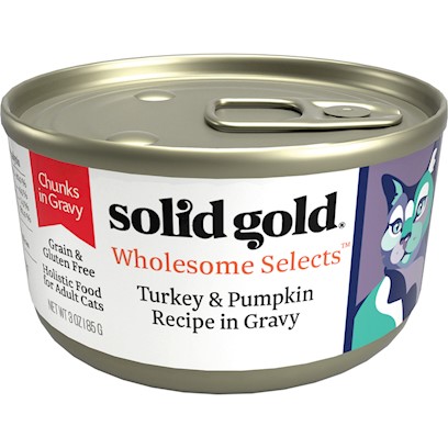 Solid Gold Grain Free Savory Feast Turkey and Giblets Recipe Canned Cat Food