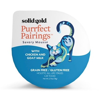 Solid Gold Grain Free Purrfect Pairings Chicken Savory Mousse Cat Food Tray