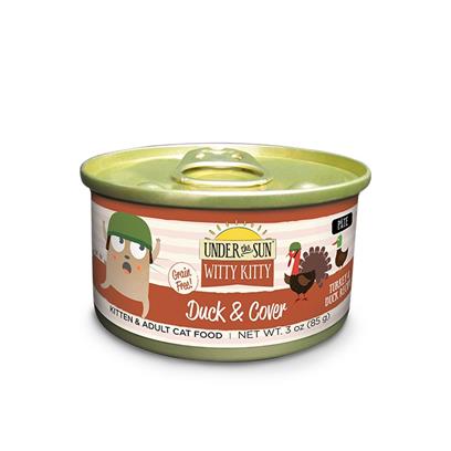 Canidae Under the Sun Witty Kitty: Duck & Cover Grain Free Turkey and Duck Pate Canned Cat Food