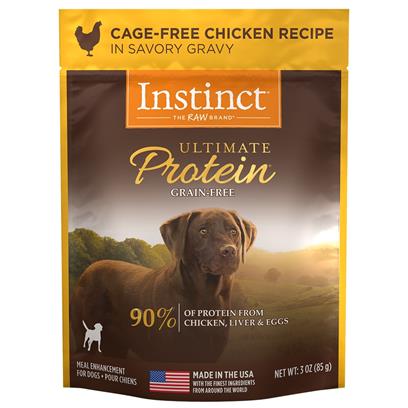 Nature's VarietyNature's Variety Instinct Ultimate Protein Grain Free Cage Free Chicken Recipe Wet Dog Food Topper Pouch