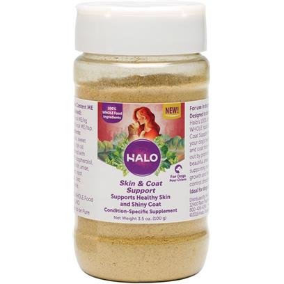 Halo Skin & Coat Support Supplement Powder for Dogs
