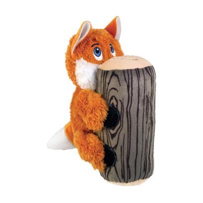 KONG Huggz Hiderz Fox Plush Dog Toy