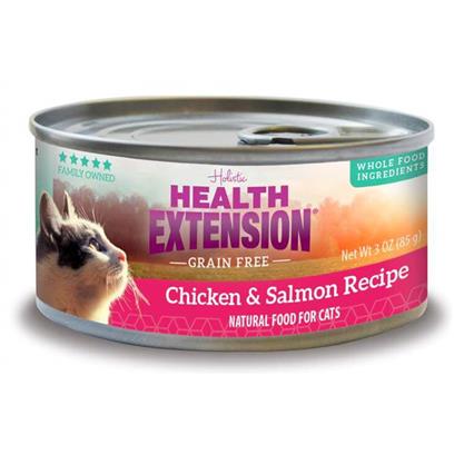 Health Extension Grain Free Chicken and Salmon Recipe Canned Cat Food
