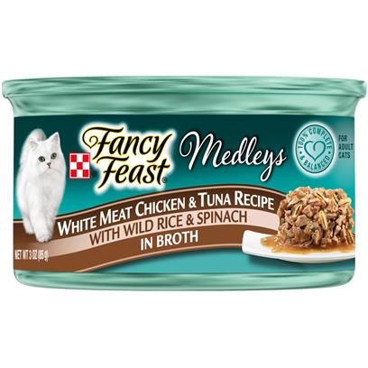 Fancy Feast Medleys White Meat Chicken & Tuna Recipe Canned Cat Food