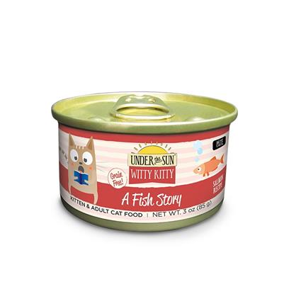 Canidae Under the Sun Witty Kitty: A Fish Story Grain Free Salmon Pate Canned Cat Food