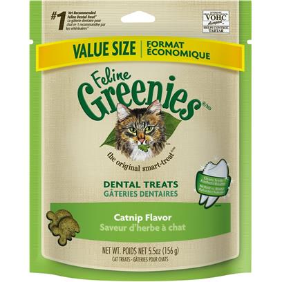 Greenies Feline Dental Catnip Flavor Cat Treats