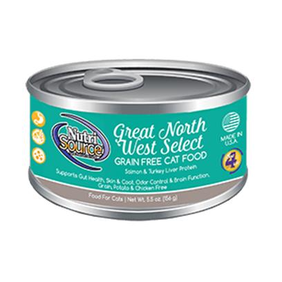 NutriSource Grain Free Great Northwest Select Canned Cat Food