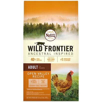 Nutro Wild Frontier Grain Free Adult Open Valley Chicken Recipe Dry Cat Food