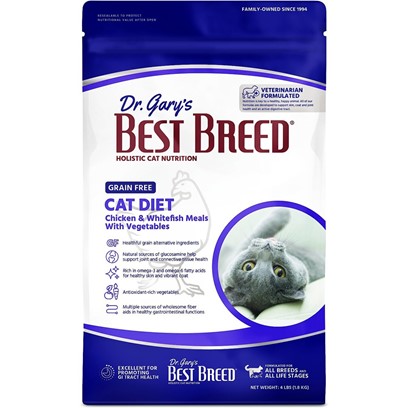 Dr. Gary's Best Breed Grain Free All Life Stages Dry Cat Food