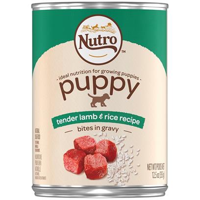 Nutro Large Breed Puppy Tender Lamb Recipe Bites In Gravy Canned Dog Food