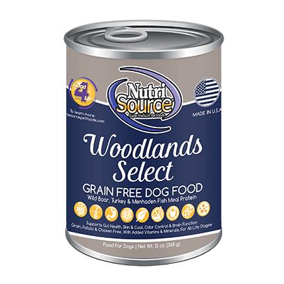 NutriSource Grain Free Woodlands Select Canned Dog Food