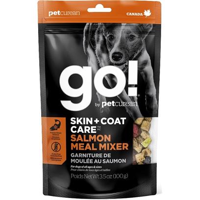 Petcurean Go! Skin + Coat Care Grain Free Freeze Dried Salmon Meal Mixer for Dogs