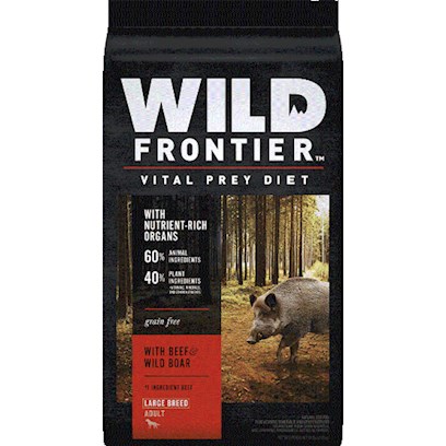 Wild Frontier Vital Prey Diet Grain Free Beef & Wild Boar Large Breed Recipe Dry Dog Food