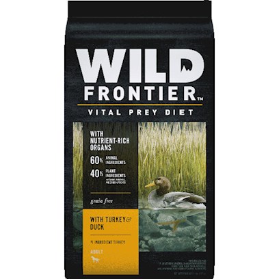 Wild Frontier Vital Prey Diet Grain Free Turkey & Duck Recipe Puppy Dry Dog Food